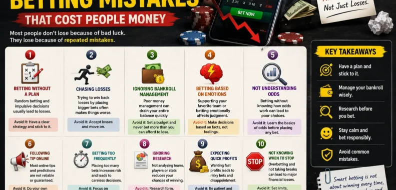 10 Online Betting Mistakes That Cost People Money