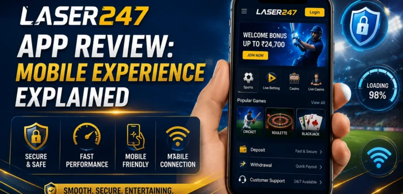 Laser247 app review showing mobile experience and platform accessibility